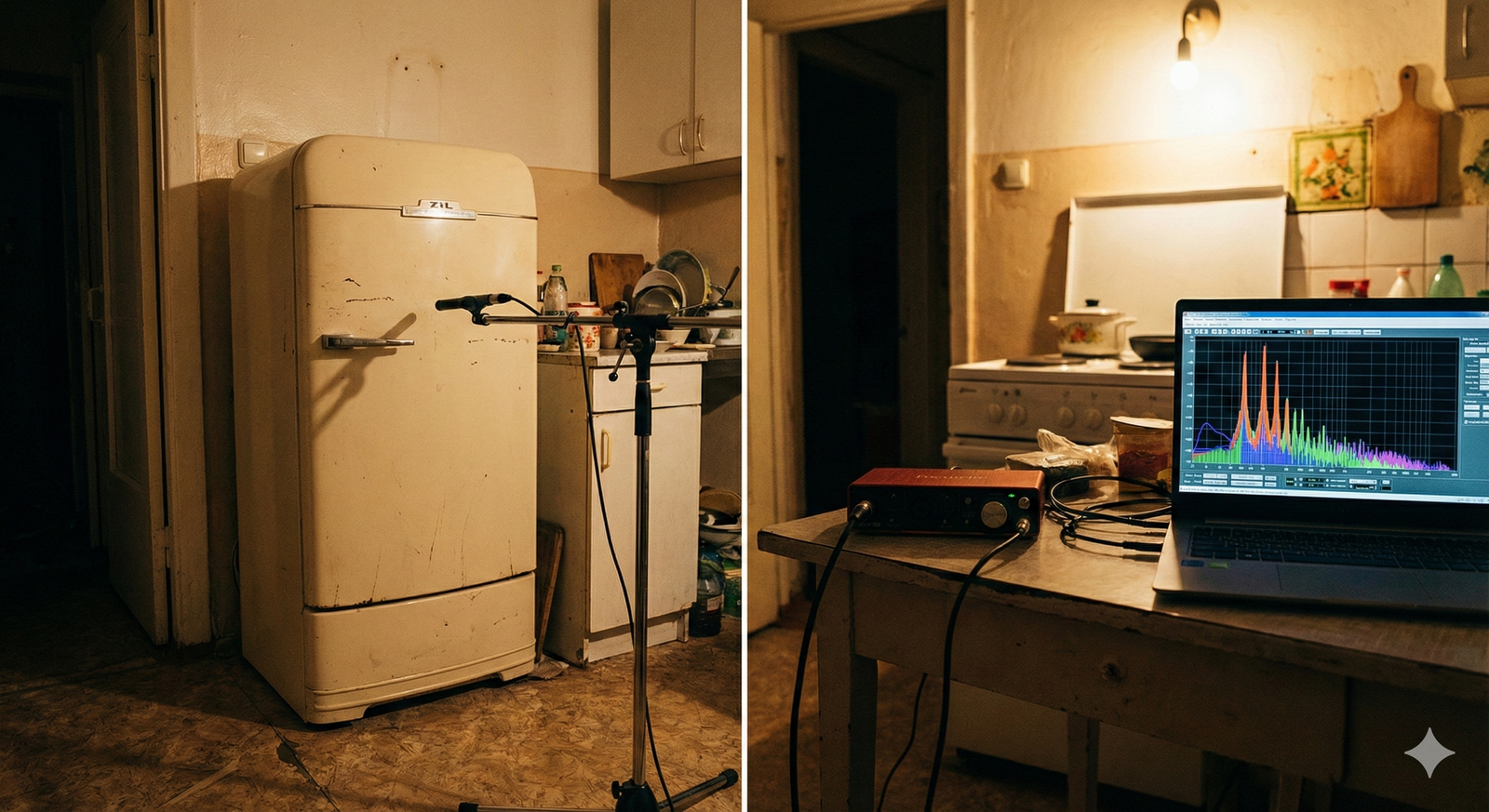 ZIL refrigerator with measurement equipment