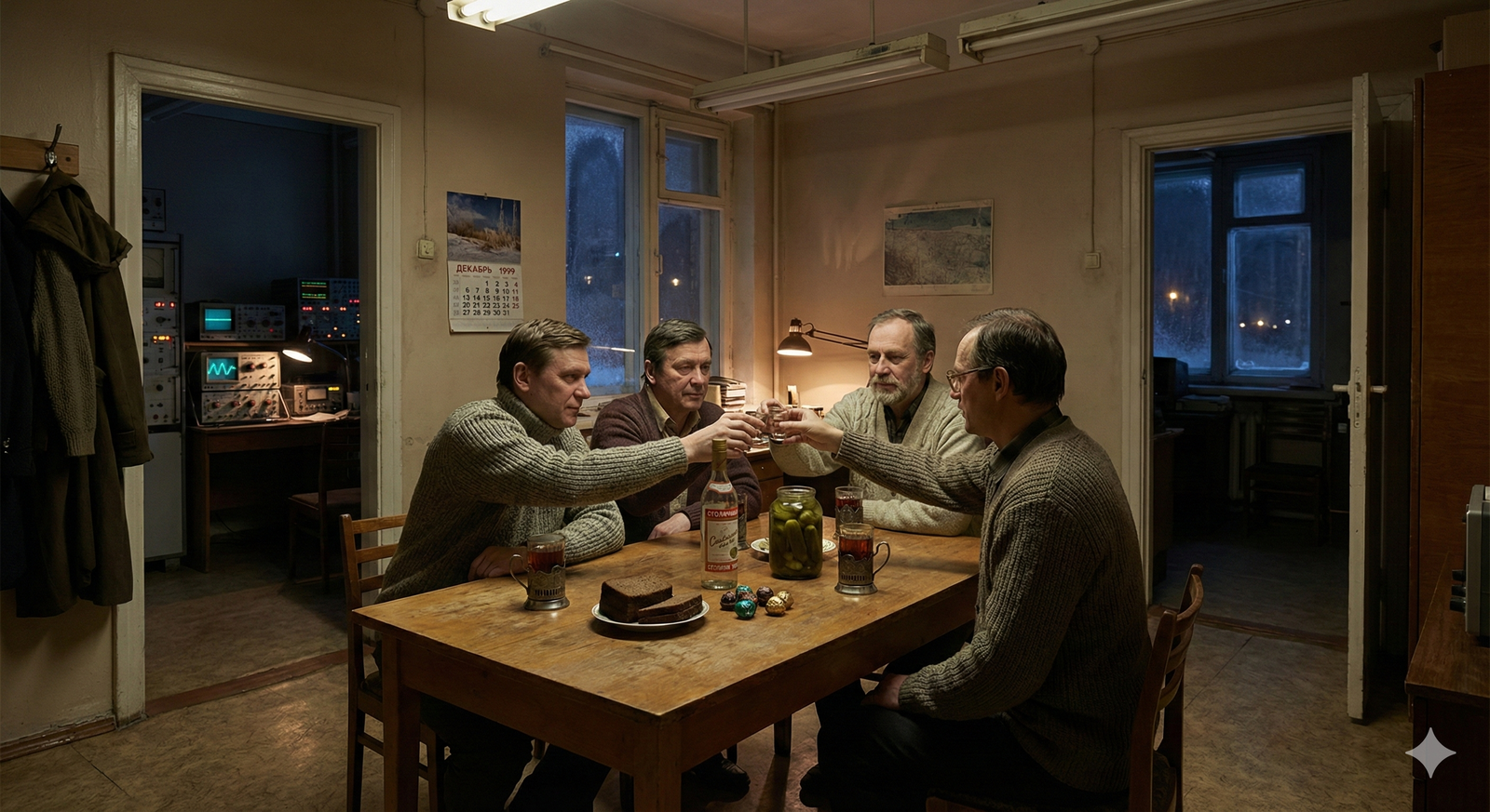 New Year's Eve at Laboratory 23-Б